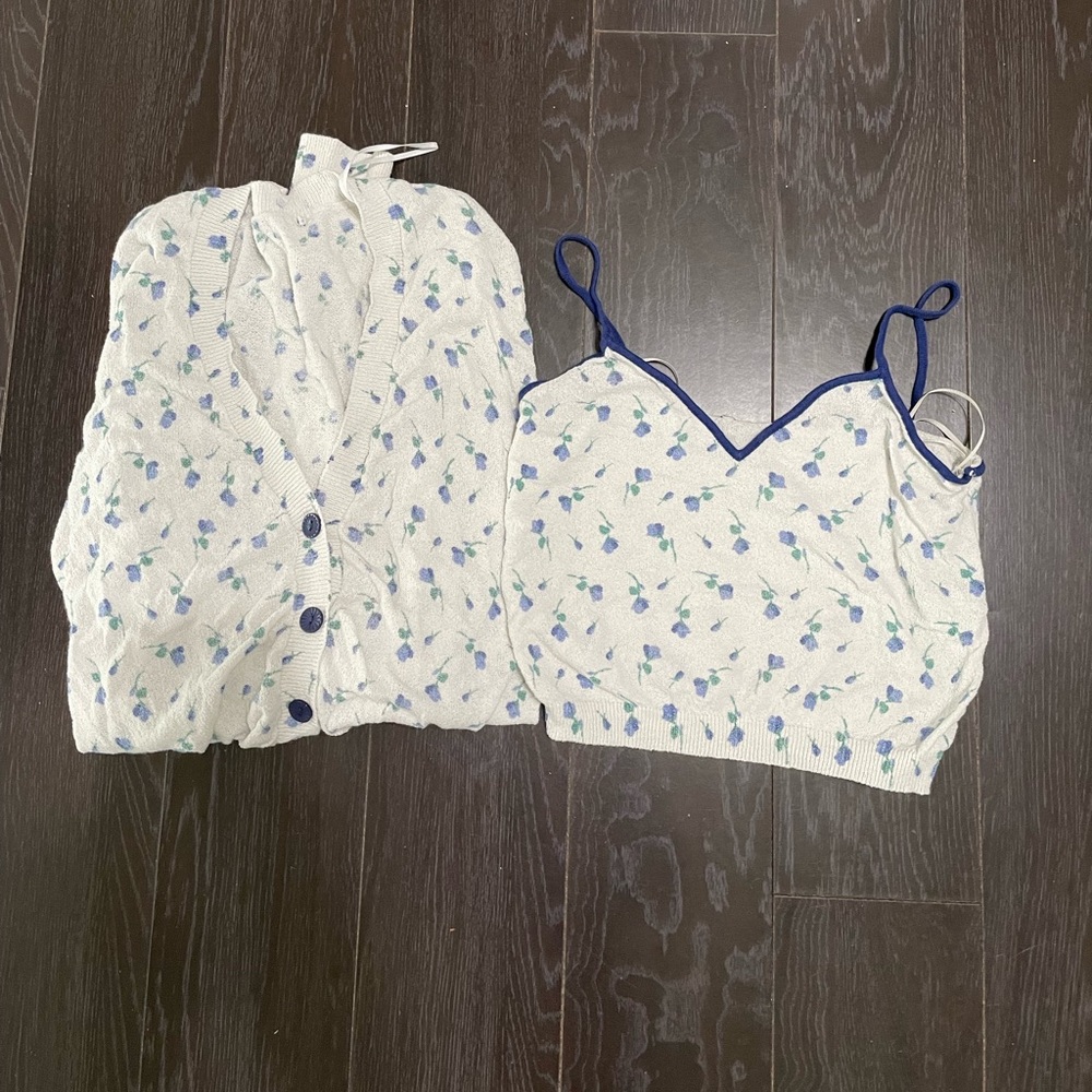 Zara cardigan set